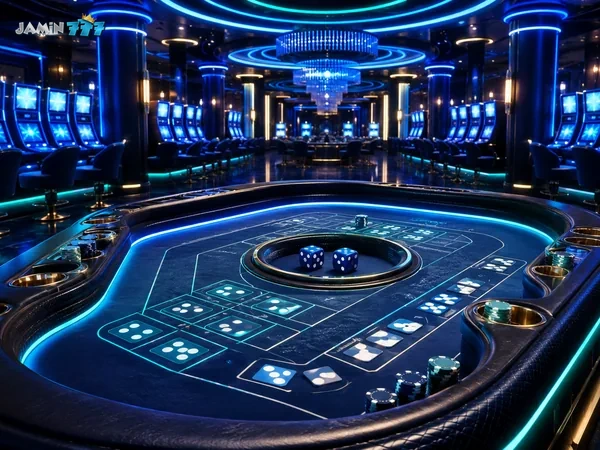 Gambar beranda jamin777 yang menampilkan pilihan game