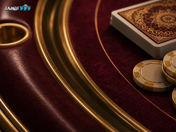 Gambar beranda jamin777 dengan area navigasi pengguna